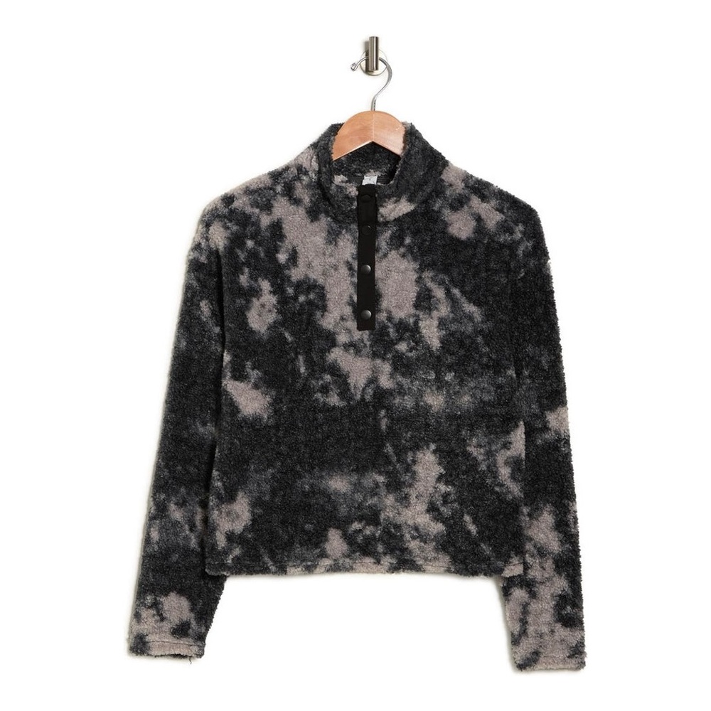 Marika Black Tie Dye Active Wear pullover